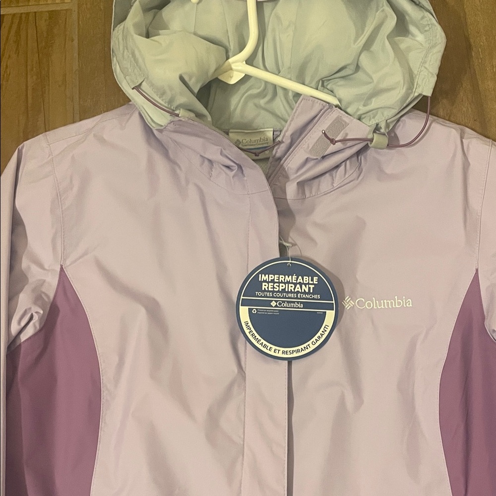 Columbia Lavender and Purple Hooded Jacket
